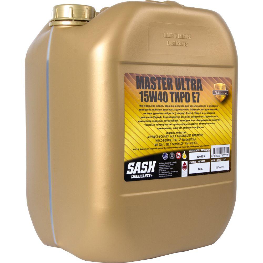 Олива моторна SASH MASTER ULTRA THPD E7 15W40